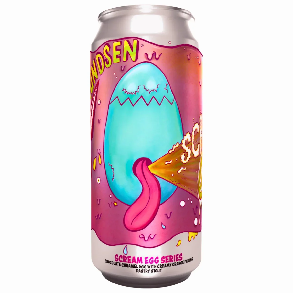 Amundsen Scream Egg - Chocolate Caramel Egg with Creamy Orange Filling Pastry Stout 440ml (7%)