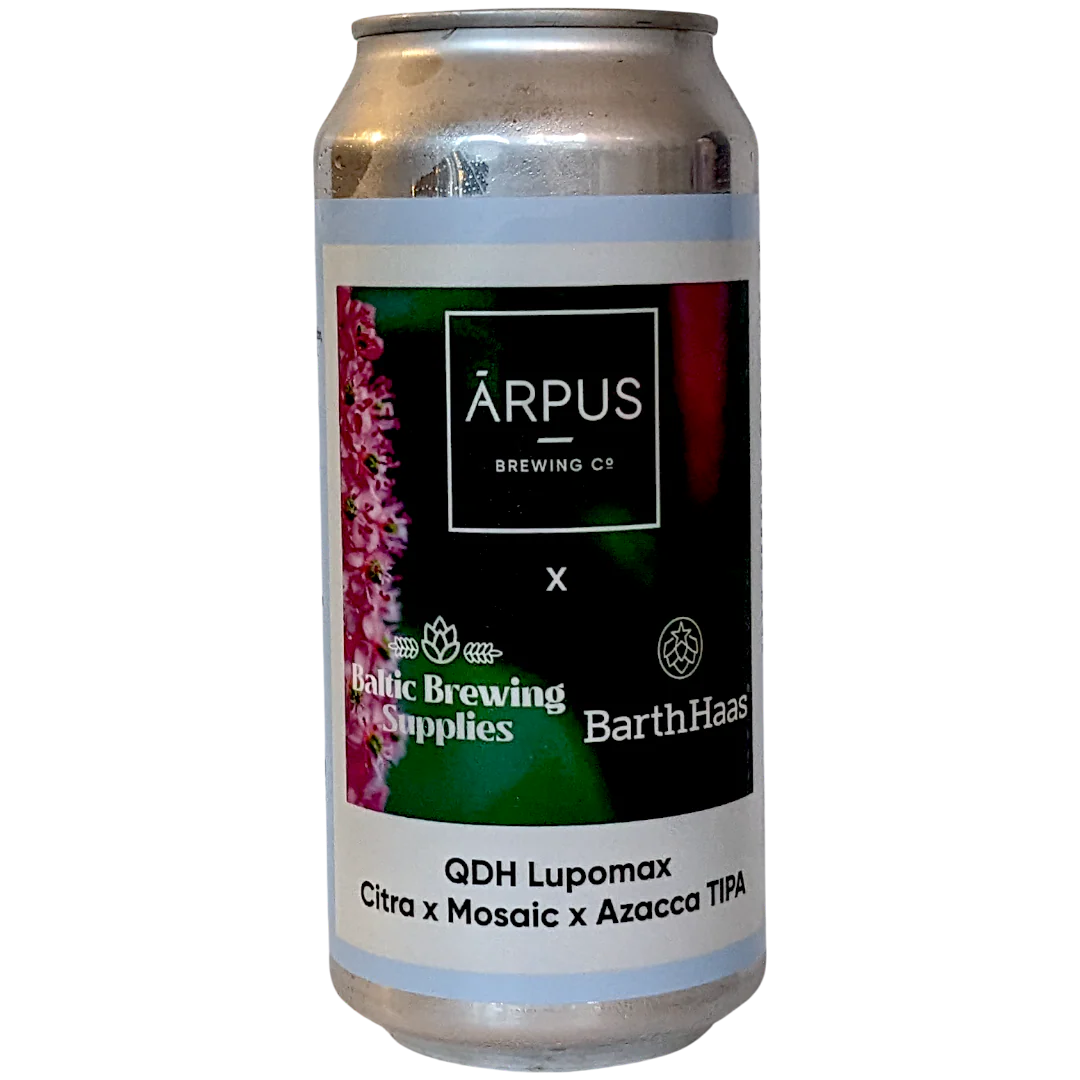 Arpus X Baltic Brewing Supplies X BarthHaas X QDH Lupomax Citra X Mosaic X Azacca TIPA 440ml (10%)