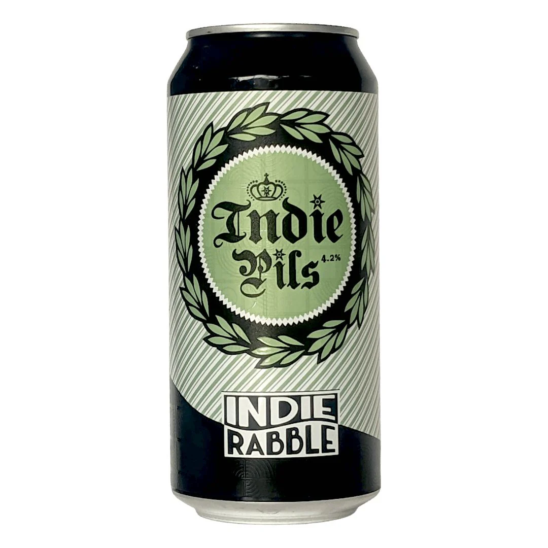 Indie Rabble Indie Pils Lager 440ml (4.2%)