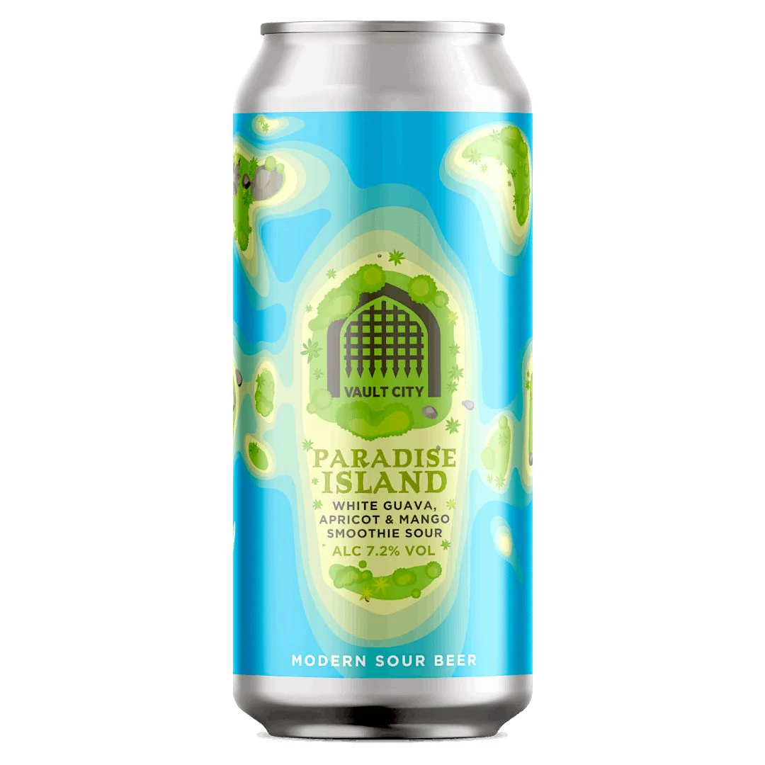 Vault City Paradise Island, White Guava, Apricot & Mango Smoothie Sour 440ml (7.2%)