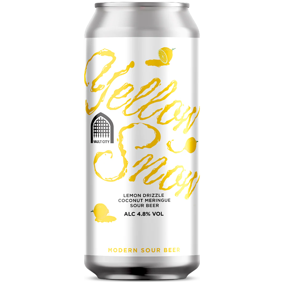 Vault City Yellow Snow Lemon Drizzle Coconut Meringue Sour 440ml (4.8%)